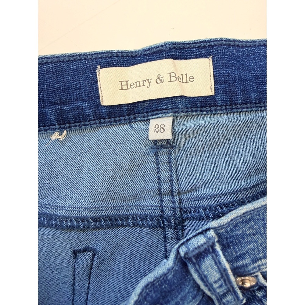 Henry & Belle Super Skinny Jeans Womens 28 Blue Coast Wash Excellent Stretch - Picture 11 of 14